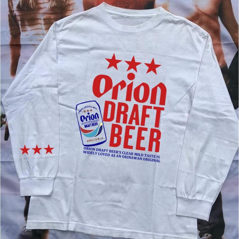 เสื้อวัฒนธรรมเบียร์ญี่ปุ่น Orion ทำจากฝ้ายบริสุทธิ์