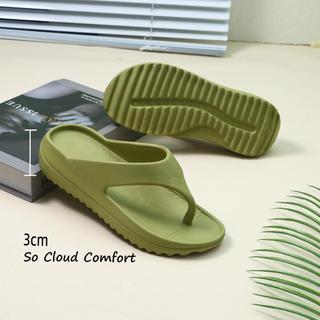 Easyfit Unisex Flip Flops 3cm Cloud-Like Lift Tsinelas Non-slip Outdoor Slippers for Women & Men