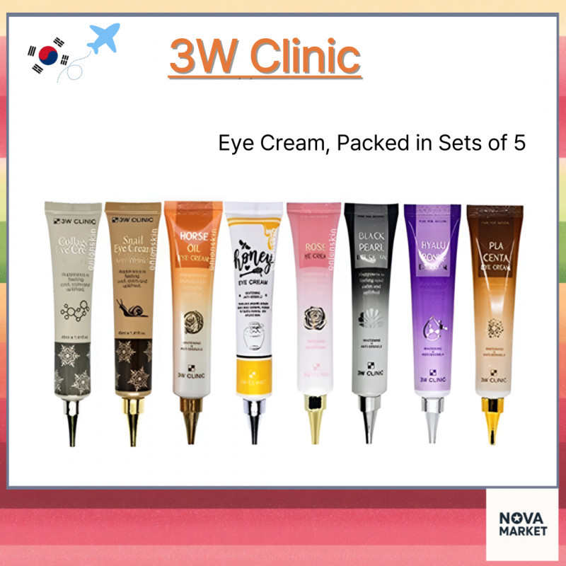 3W CLINIC [3ว คลินิก] ครีมบํารุงรอบดวงตา 9 ชนิด