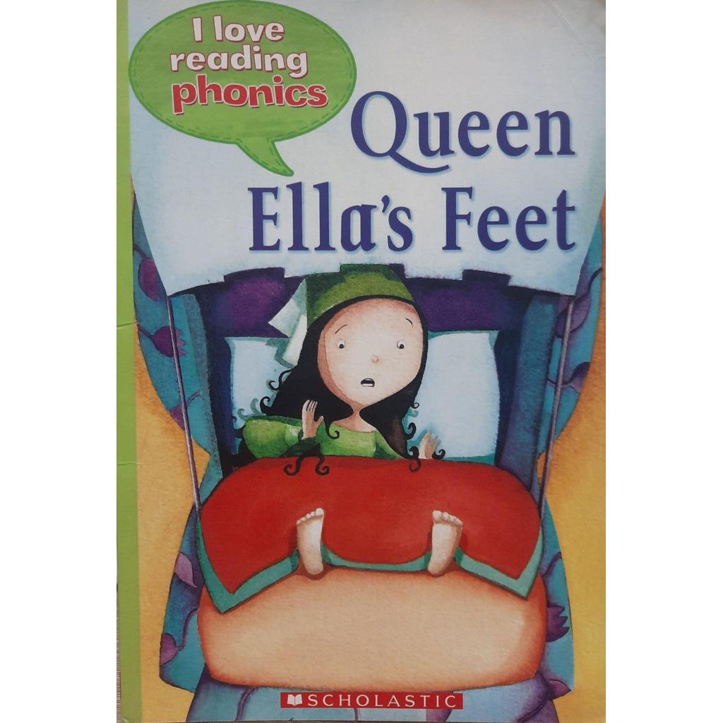 [BnB] USED I Love Phonics: Queen Ellas Feet โดย Sally Grindley, Sandra Aguilar (มือสอง: ดีมาก)