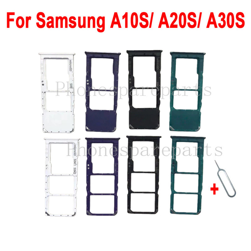 SAMSUNG 1 ชิ้นโทรศัพท์ซิมการ์ดถาดอะแดปเตอร์สําหรับSamsung A10s A20s A30s A307 A307F A307FNที่อยู่อาศ