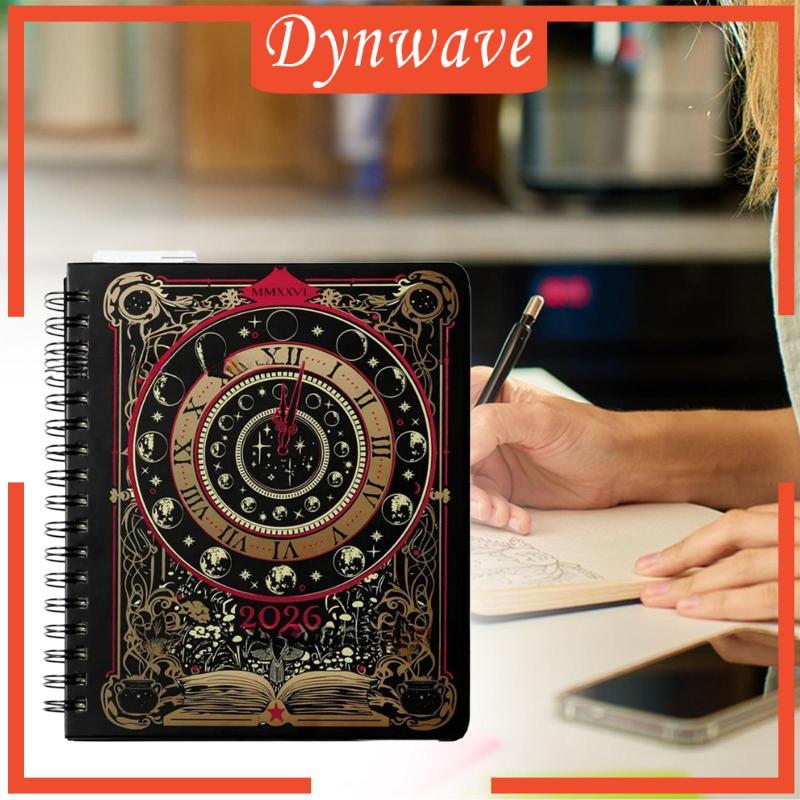 [Dynwave] 2026 Planner,Weekly Appointment Book,Gothic Tarot Card Artwork,Planning Book Holidays Cale