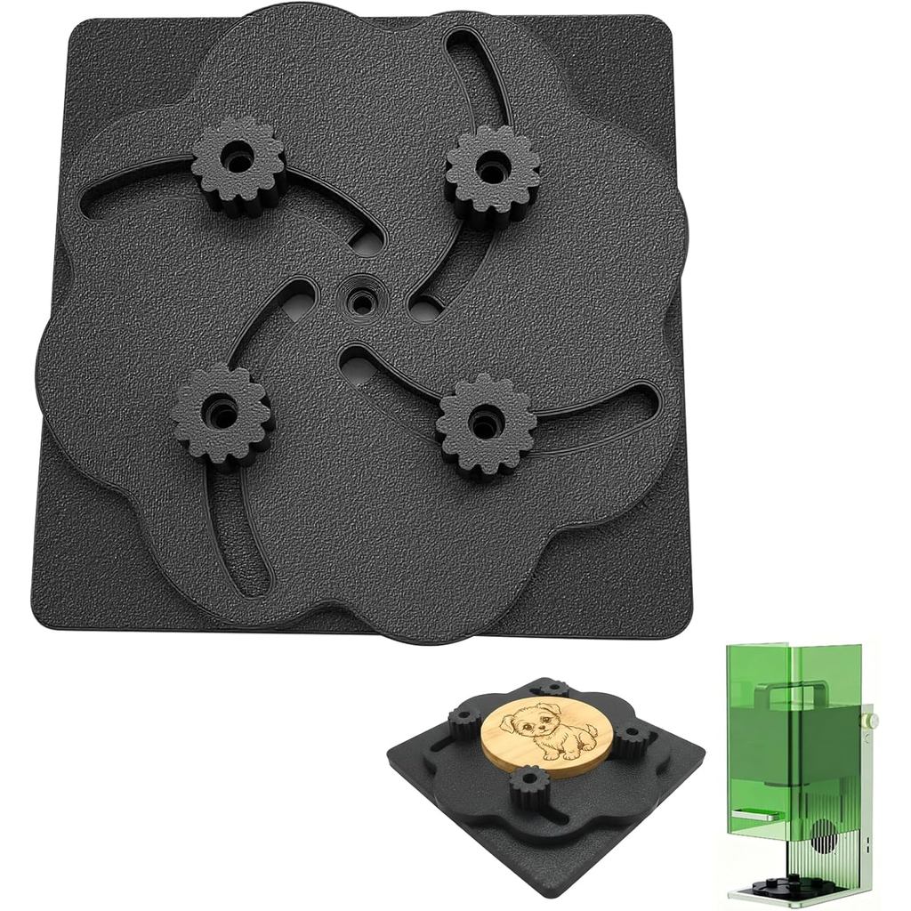 ชุดอัพเกรด Central Locator Fixture ปรับ Self-Centering Jig สําหรับ xTool F1 & F1 Lite, ปรับเส้นผ่านศ