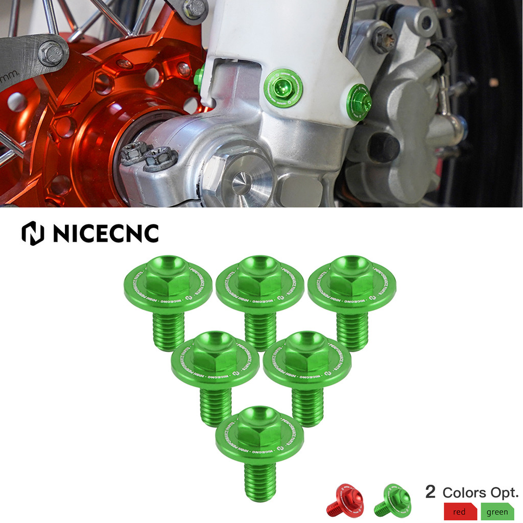 NI  For Kawasaki KX 80 85 KX125 KX250 KX450 KX250F KX450F Front Fork Guard Bolt Screws For Beta RR 3