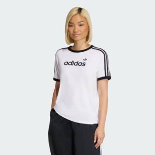 adidas Lifestyle LINEAR TEE Women White KC9012