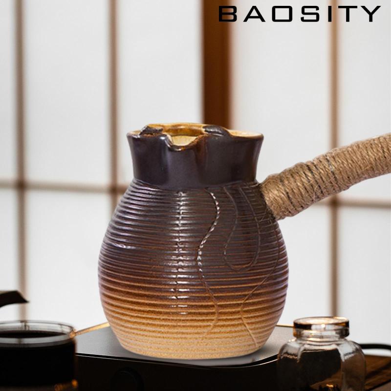 [ความเบา] กาน้ําชาเซรามิกกาต้มน้ําชาด้ามยาวเครื่องชงชากาต้มน้ําใบชาทนทานชา - รูปที่ 4