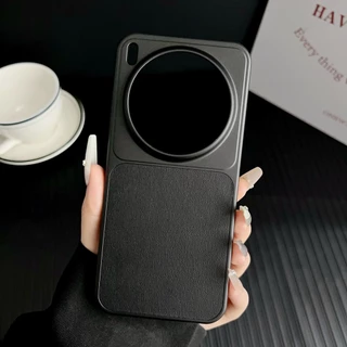 สําหรับ VIVO X300 Pro S X200 Ultra Plain Leather Magnetic Large Hole เคสโทรศัพท์