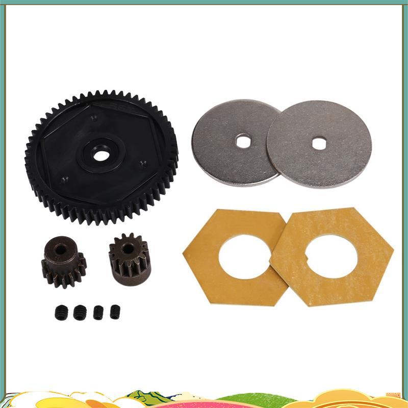 54T Spur Gear 13T & 15T เกียร์มอเตอร์สําหรับ SCX10 II 90046 90047 1/10 RC Crawler รถอะไหล่อัพเกรด,สี