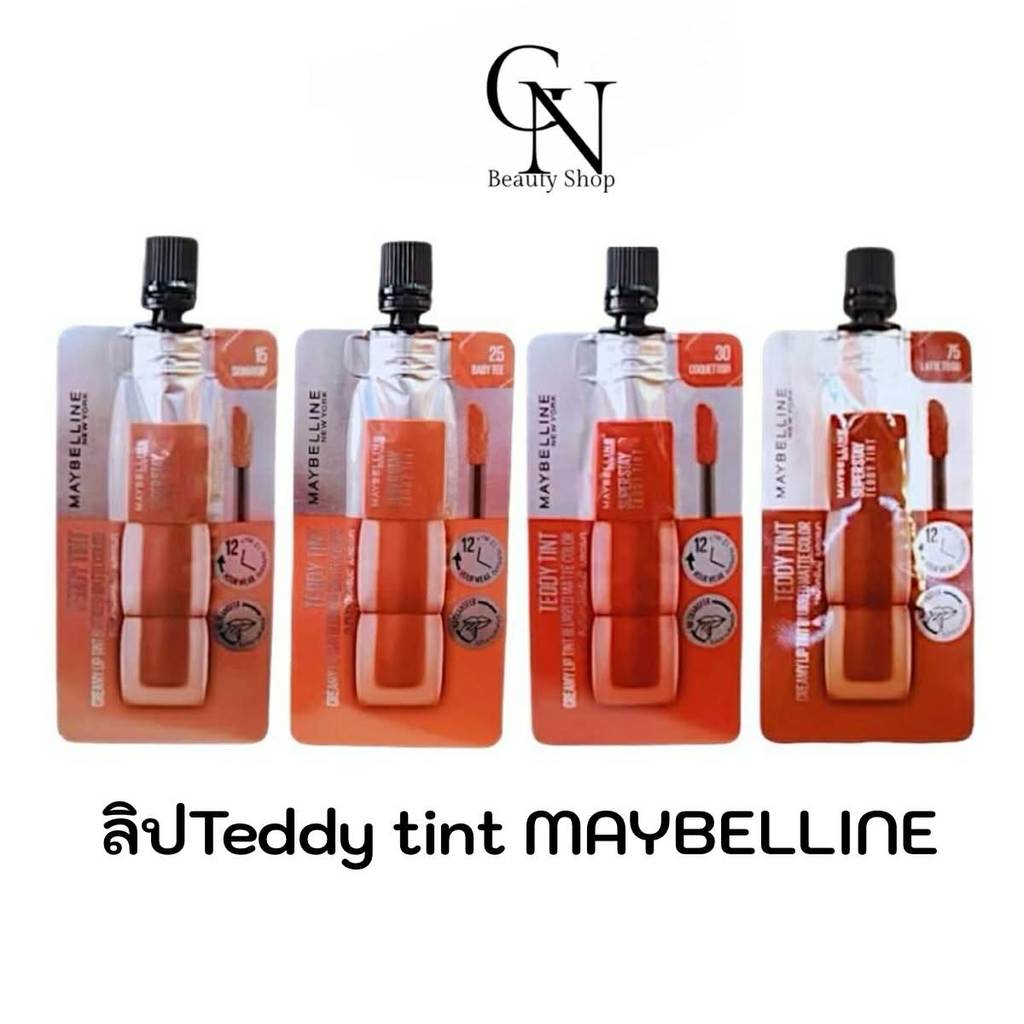 Maybelline New York Super stay Teddy Tint ลิปเมเบอลีน นิวยอร์ก ซุปเปอร์สเตย์ เท็ดดี้ ทินท์ 2 มล.