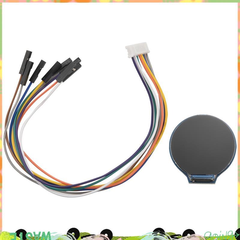 1.28 นิ้วจอแสดงผล LCD โมดูลหน้าจอ GC9A01 SPI การสื่อสาร RGB 65K รองรับสีสําหรับ Raspberry