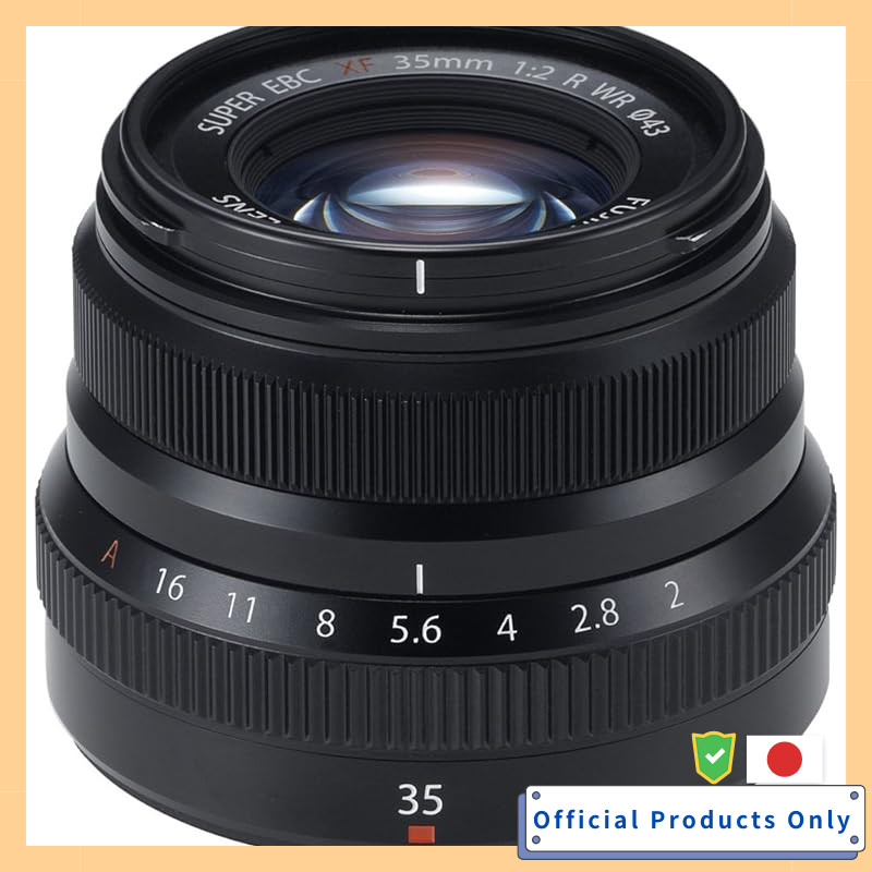 Fujifilm Fujinon Lens XF35mmF2 R WR (Black) for Fujifilm X Mount F_XF35MMF2_R_WR_B
