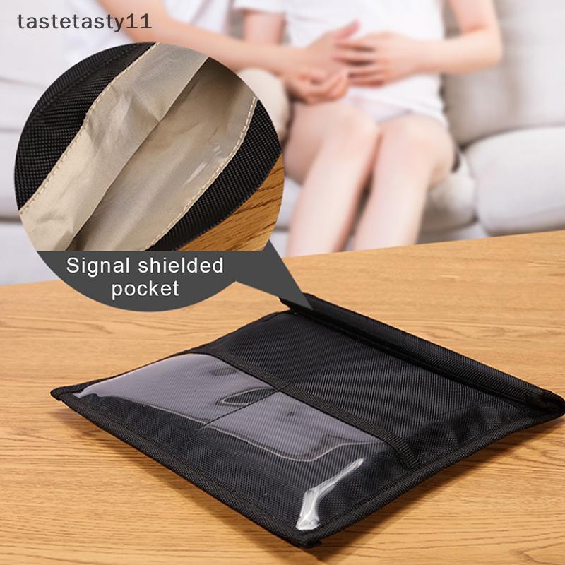 TA RFID Shielding กระเป๋า Anti-Tracking Faraday กระเป๋าสําหรับโทรศัพท์อุปกรณ์กระเป๋าสตางค์ขนาดใหญ่กร