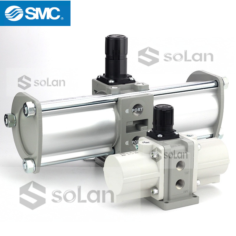 SMC PNEUMATIC Air Booster วาล์ว VBA10A-02 VBA10A-02GN VBA20A-03 VBA20A-03GN PNEUMATIC Booster ปั๊มบูสเตอร์แก๊ส