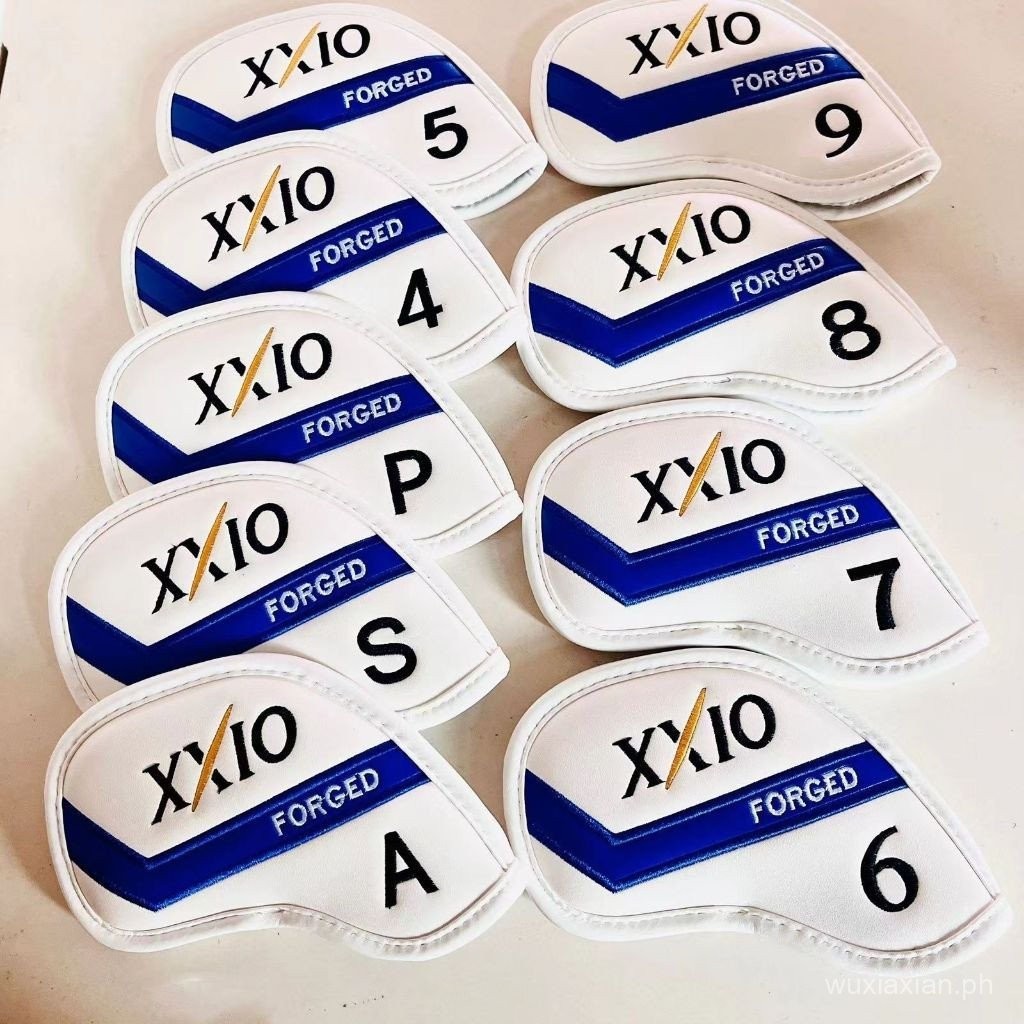 xx10 Branded Golf Club Headcoverเหล็ก (4,5,6,7,8,9,P,A,S) Design Golf Club Head Protection Cover S