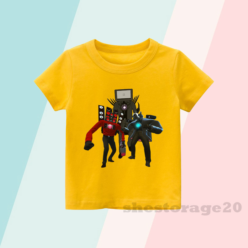 เสื้อยืด พิมพ์ลาย TITAN SPEAKERMAN TITAN TV MAN TITAN CAMERAMAN TOILET SKIBIDI TITAN SPEAKERMAN TITA