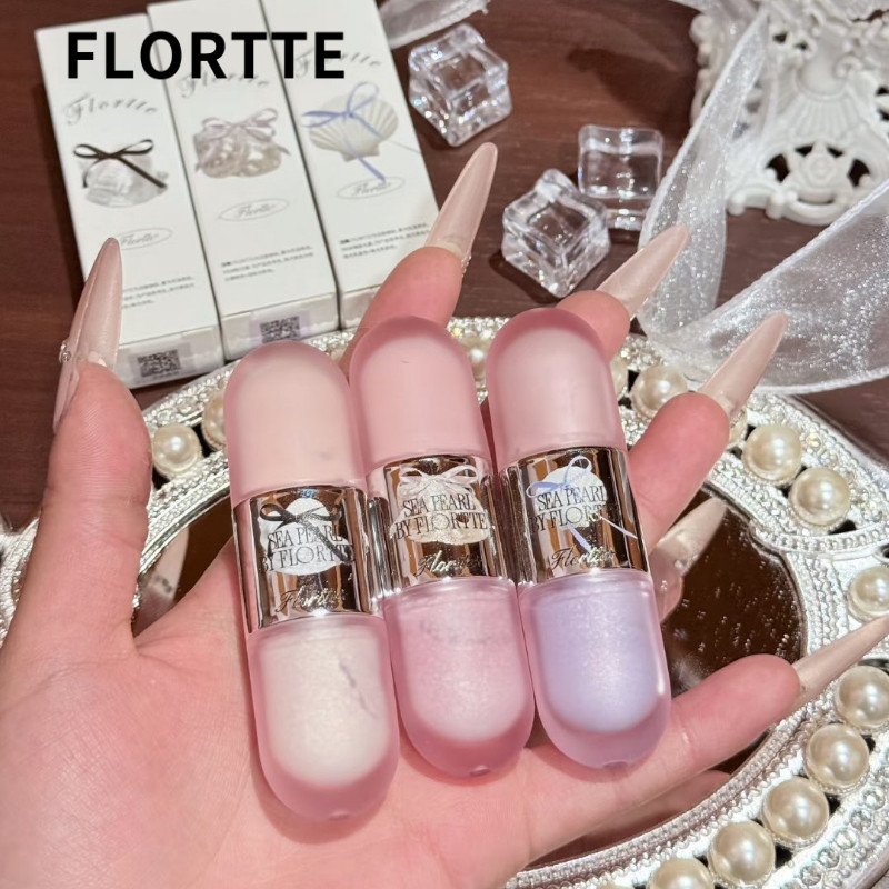FLORTTE คอนทัวร์ ลิควิด ชาโดว์ ช่วยให้สว่างและไฮไลท์ แบบสามในหนึ่ง สีติดทนนาน ใช้ง่ายและสะดวก