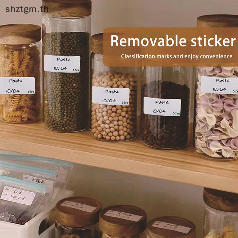 ซztgm 500ชิ้น สามารถเขียนฉลากสติกเกอร์อาหารการจําแนกฉลากกระดาษกาวโฮมออฟฟิศของขวัญสติกเกอร์ nl