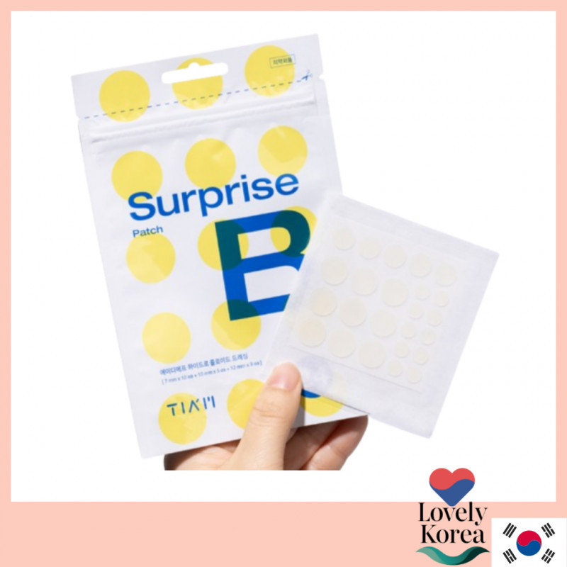 [TIA'M] Surprise B Patch 24 Patches – Big Acne Spot Patch for Pimples, Red Spots & Overnight Care