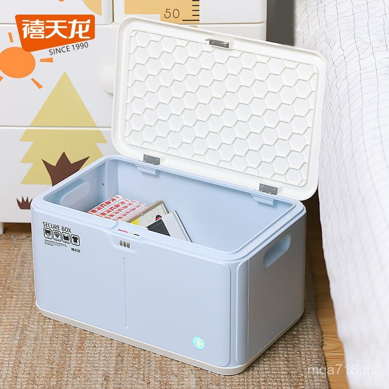 ล็อคกล่องเก็บของในครัวเรือนสํานักงานขนาดใหญ่-ความจุสินค้าไฟล์ความเป็นส่วนตัวกล่องเก็บรหัสผ่านรถ Jubi