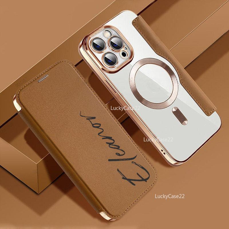 SAMSUNG ใหม่ล่าสุดหนังหนังออกแบบชื่อผู้ถือบัตรเคสโทรศัพท์สําหรับSamsung S25 EDGE S23 S24 S25 ULTRA S25FE S24 S22 S25 PLUS S23FE RFID Blockingกันกระแทก