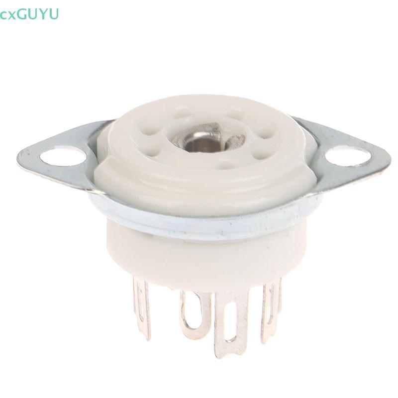 [cxGUYU] 1PCS 6AQ5 EAA91 6J1 6J2 6X4 6Z4 ซ็อกเก็ตหลอดGold-Platedซ็อกเก็ตสําหรับ 7Pin B7G Vaccum Tube