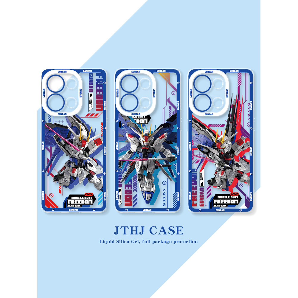 [ แผ่นดินใหญ่พร้อมสต็อก/Gundam Series/ญี่ปุ่นสองมิติโทรศัพท์มือถือป้องกันกรณี/] MGSD Freedom สูงสุด 