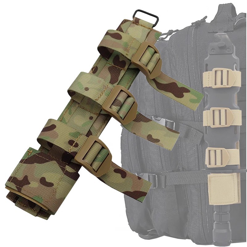 ** Molle Laced-Up มีดเอวกระเป๋าไฟฉาย K Sheath Laced-Up กระเป๋าเป้สะพายหลังอุปกรณ์เสริม Field วิศวกรพ