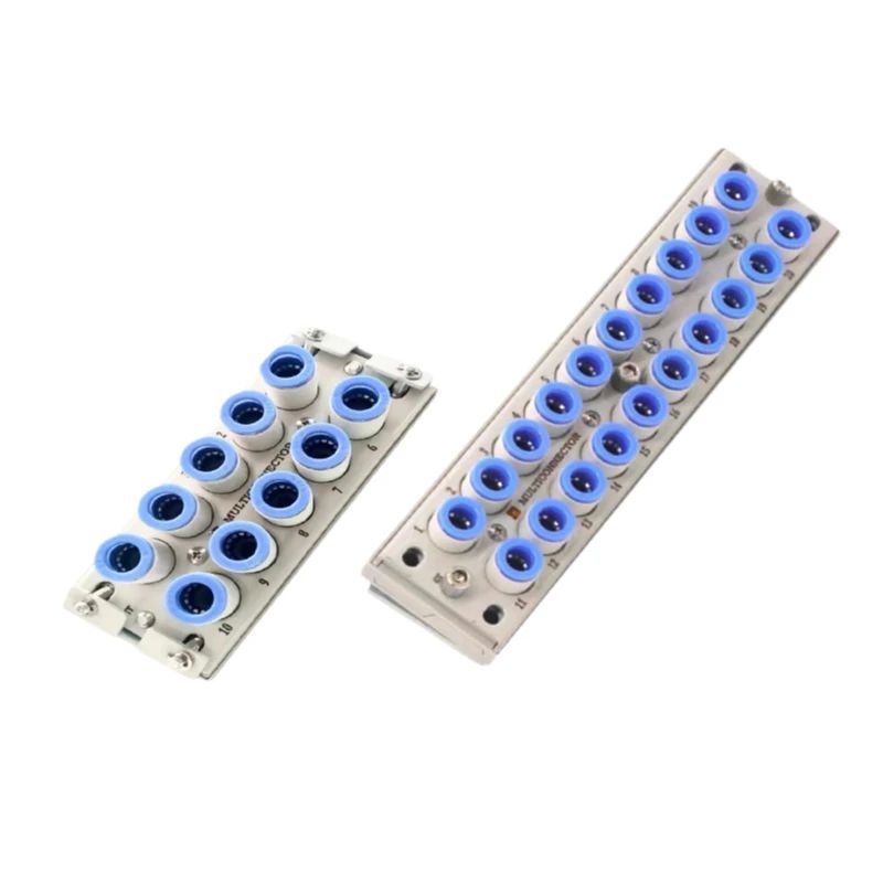 AFR ยี่ห้อสี่เหลี่ยมผืนผ้า Multi-pipe ก้นประเภท KDM Series เครื่องมือนิวเมติก KDM10-04 KDM10-06 KDM1