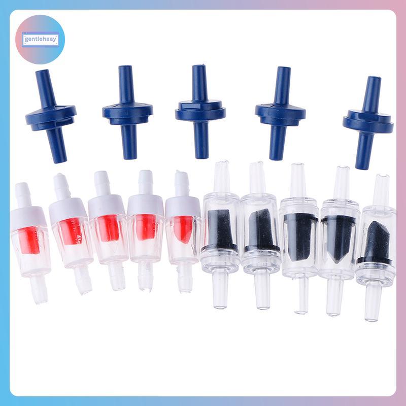 GG 5pcs Aquarium Non-Return Check Valves Fish Tank Air Pump CO2 Diffuser Water VN