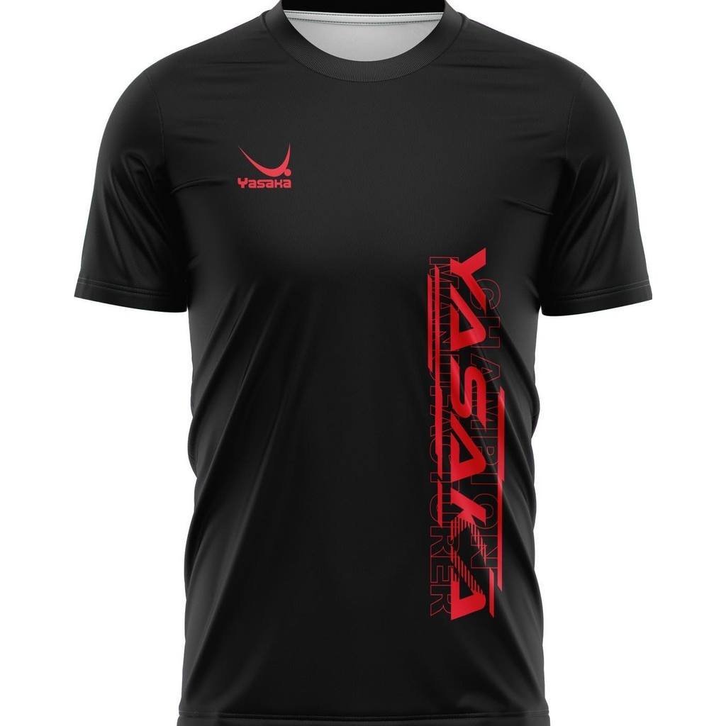 เสื้อยืด YASAKA ดำ สำหรับปิงปอง พร้อมให้เลือกถึง 6 สี