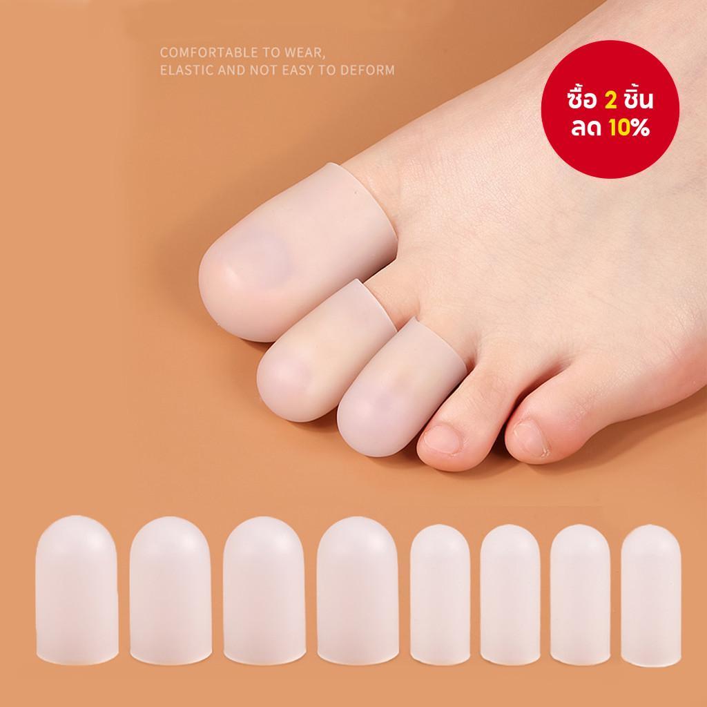 1 คู่ที่หุ้มนิ้วเท้าซิลิโคนเจล ปลอกคลุมนิ้วเท้าเพื่อป้องกันการเสียดสี การบาดเจ็บจากข้าวโพด ตุ่มน้ําใส หรือการปวดนิ้วเท้า เหมาะสําหรับวิ่ง เดิน หรือกิจกรรมอื่นๆ ในชีวิตประจํา