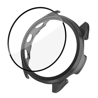 ปกกระจกนิรภัย for Smartwatch Garmin Forerunner 165/165 Music เคสป้องกันรอยขีดข่วน ครอบคลุมเต็ม for Garmin Forerunner 165