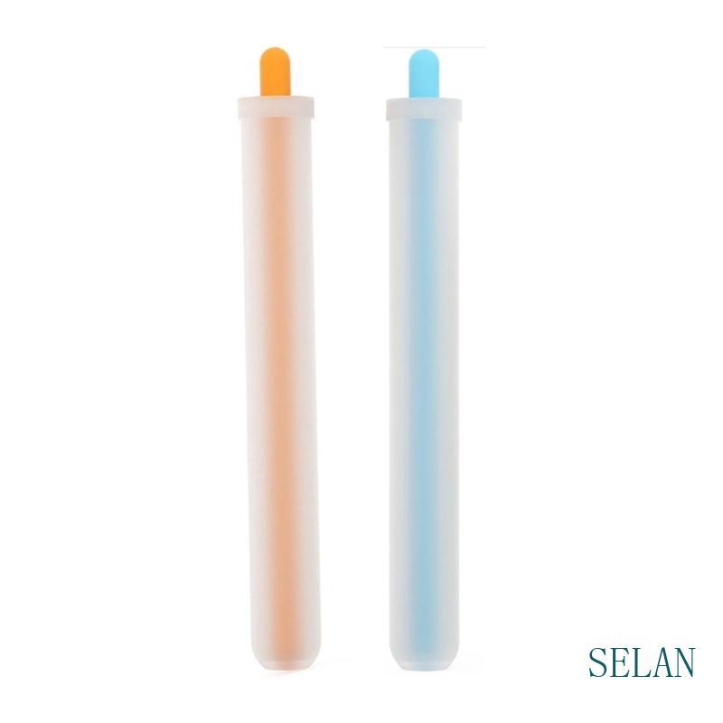 SEL แม่พิมพ์หลอดน้ําแข็งซิลิโคนหลอดดูดแบบใช้ซ้ําได้ Mould ลดของเสียพลาสติก
