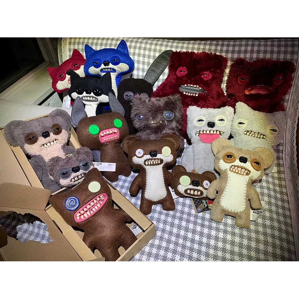 【พร้อมส่ง】fuggler ตุ๊กตา fuggler พวงกุญแจ keychain fuggler funny ugly monster ตุ๊กตาหายากและแท้ที่เล