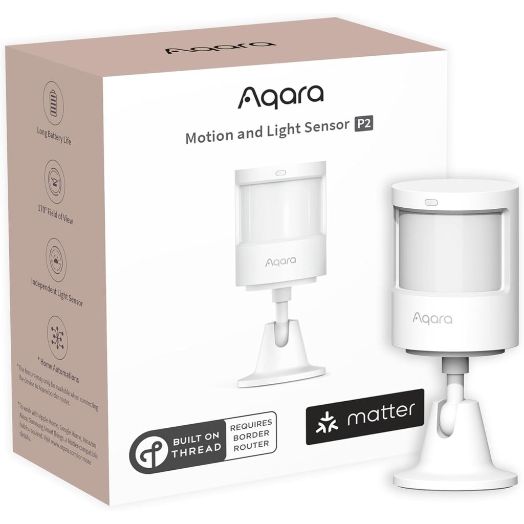 Aqara Motion และ Light Sensor P2, เครื่องตรวจจับความเคลื่อนไหวพร้อมเซ็นเซอร์แสง, Matter Over Thread,