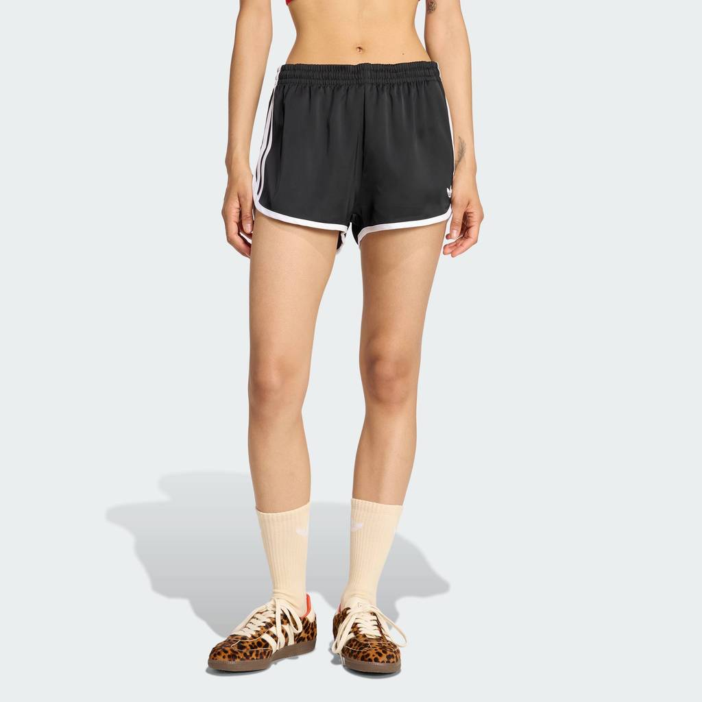 adidas Lifestyle 3 Stripes Sprinter Shorts Women Black KD7977