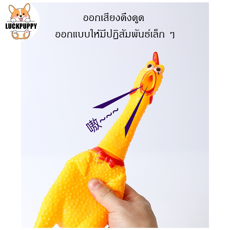 ✨ ของเล่นสุนัข ของเล่นสุนัข ของเล่นสัตว์เลี้ยงมีเสียง ทนกัด สำหรับลูกสุนัข ฝึกเคี้ยว ทำความสะอาดฟัน ของเล่นยาง - รูปที่ 2