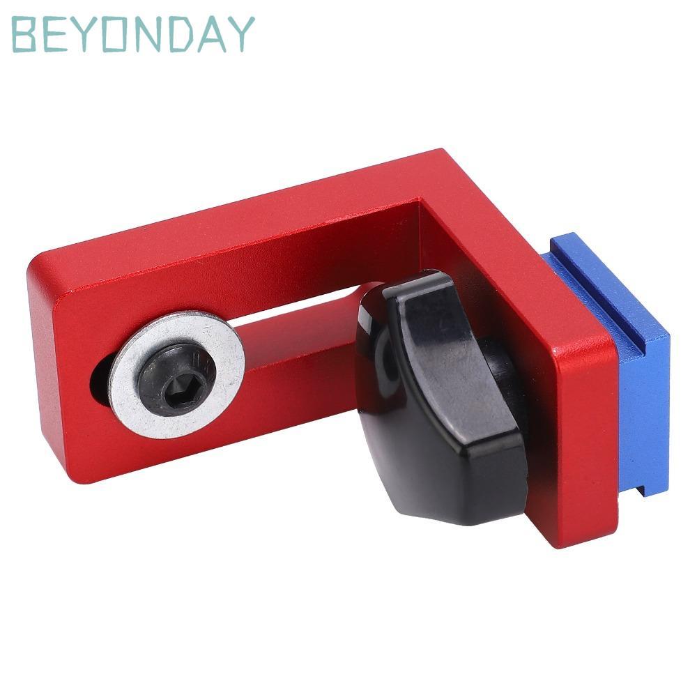 GUOGUA 2 ชิ้น ​Miter Track Stop สําหรับ 30 T-Track 30 ประเภท T-Track วงเล็บเลื่อน,ทนทานสีแดงอลูมิเนี