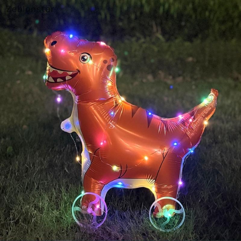 [ดาว] 4ง การ์ตูนเรืองแสงฟอยล์บอลลูนช้างยืนเดินบอลลูนที่มีล้อสําหรับเด็กตกแต่งงานเลี้ยงวันเกิดเด็กอาบน้ํา (ส) - รูปที่ 6