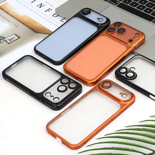เคสพีซีแบบเคลือบด้านแข็งหรูหราบางเฉียบสำหรับ For iPhone 11 13 17 16 15 14 12 Pro Max Air ป้องกันกล้องแบบด้านและกันกระแทก