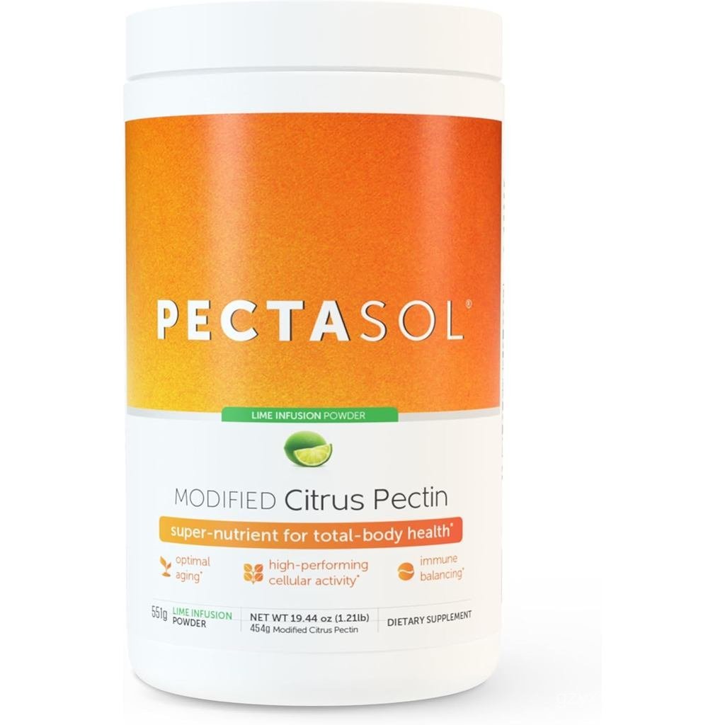 PectaSol Modified Citrus Pectin – 551g Lime Powder – อาหารเสริมสุขภาพร่างกายรวมเพื่อรองรับหัวใจ, ระบ