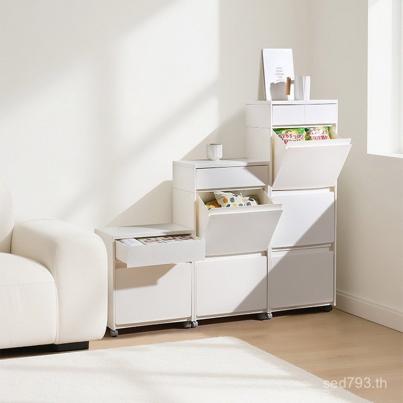 ตู้เก็บขนมขบเคี้ยวไฟล์ตู้เก็บโต๊ะ หอย ที่ถอดออกได้ลิ้นชักล่างที่เรียบง่ายตู้เก็บล็อคครัวเรือน Rh9โวล