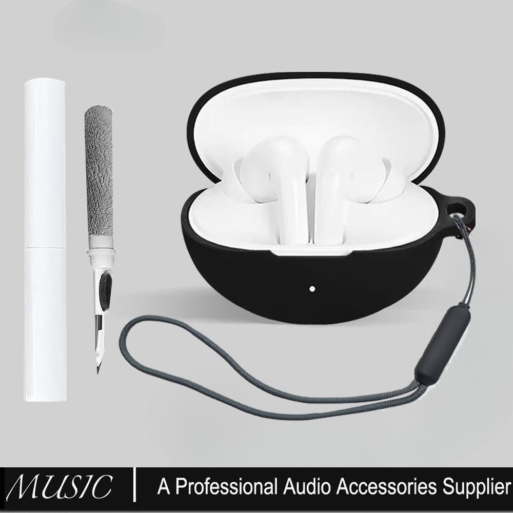 เคสสําหรับ HONOR Earbuds 4/ Earbuds 4i, เคสซิลิโคนป้องกัน + ชุดทําความสะอาดสําหรับหูฟัง HONOR 4i