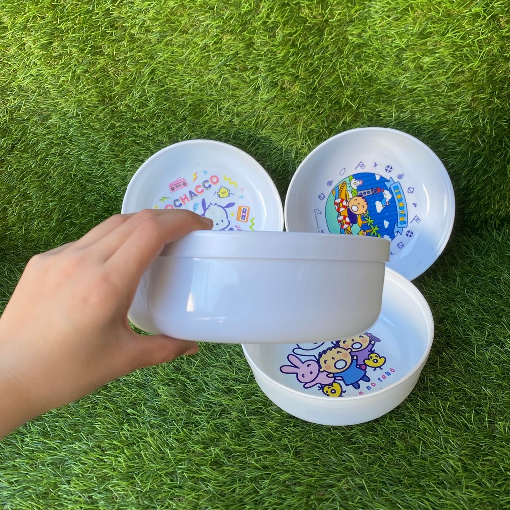 ขันน้ำ  ขันน้ำคละลาย ขันพลาสติก ขันตักน้ำ ขันน้ำลายการ์ตูน ขันน้ำพลาสติก เกรด A สีขาวสะอาด สวยงาม ขนาด20ซม. - รูปที่ 5