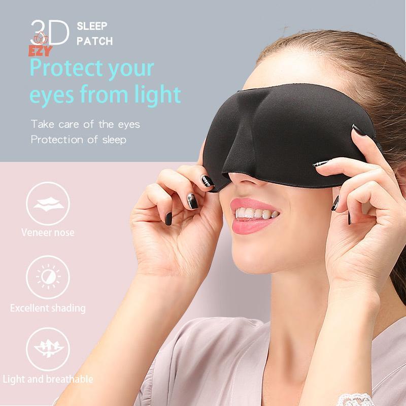 EZY 3D Shading Eye Mask Leisure Breathable Sleep Eye Mask Soft Memory Sponge Eye Mask ใหม่