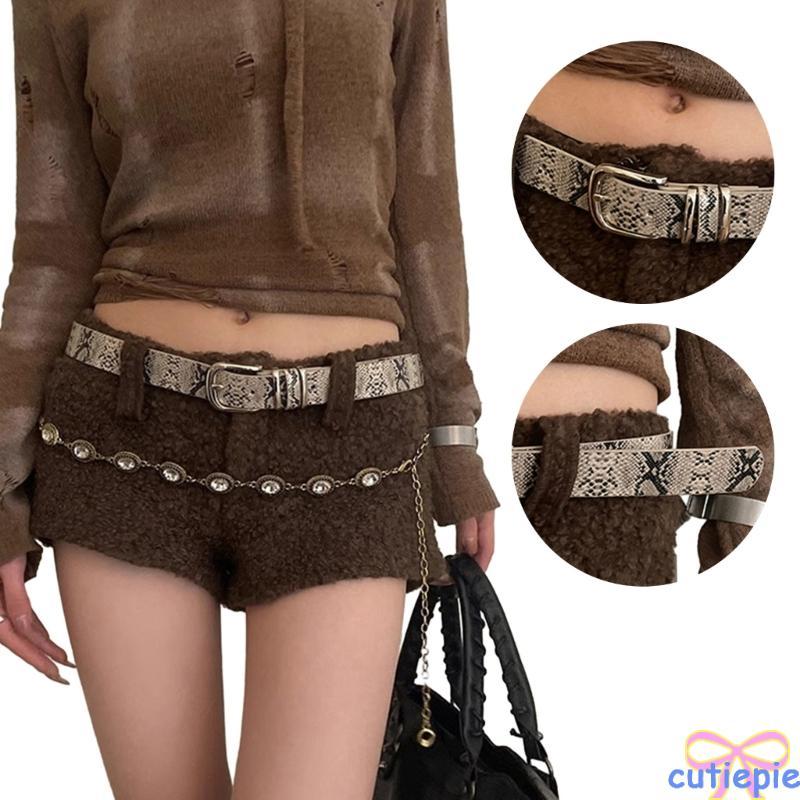 Cutie Modern Waist Belt Jeans Belt PU Leopard Print Belt Casual Ceinture Belt