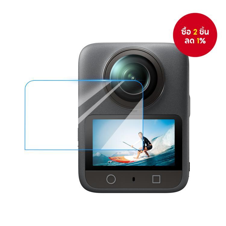 สําหรับ DJI Osmo 360 PULUZ ฟิล์มกระจกนิรภัยกันระเบิดหน้าจอ (โปร่งใส)