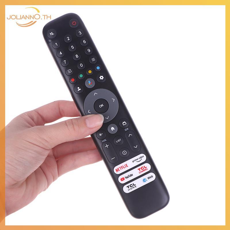 Joliann0 1 ชิ้น RC833 GUB1 ใหม่เสียงรีโมทคอนโทรลสําหรับ TCL QLED สมาร์ททีวี 50 55 65 75C645 P745 C74