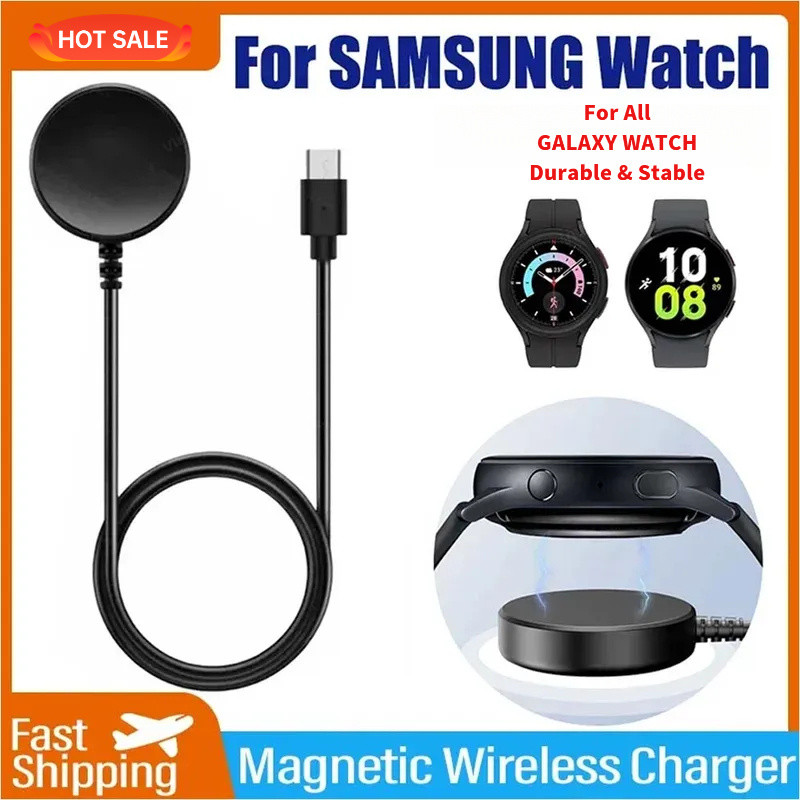 สำหรับ Samsung Galaxy Watch 7/6/6 Classic/5/5 Pro/4/4 Classic เครื่องชาร์จ USB-C อุปกรณ์เสริมสมาร์ทว