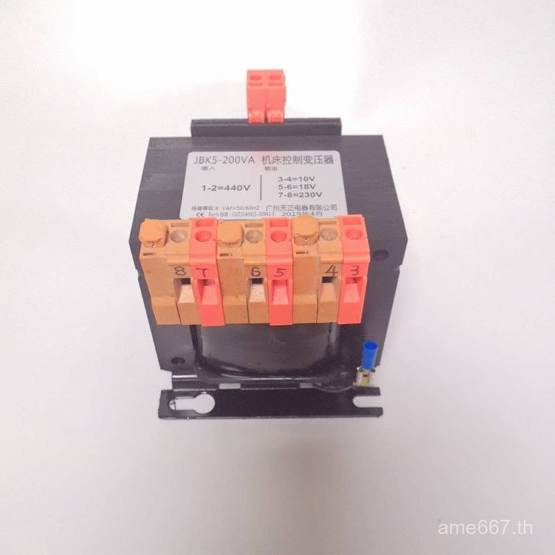 Transformer 440V กวางโจวควบคุม 200W เครื่องมือเครื่อง Tianzheng 380V JBK5-200VA ถึง 18V12V MNSQ